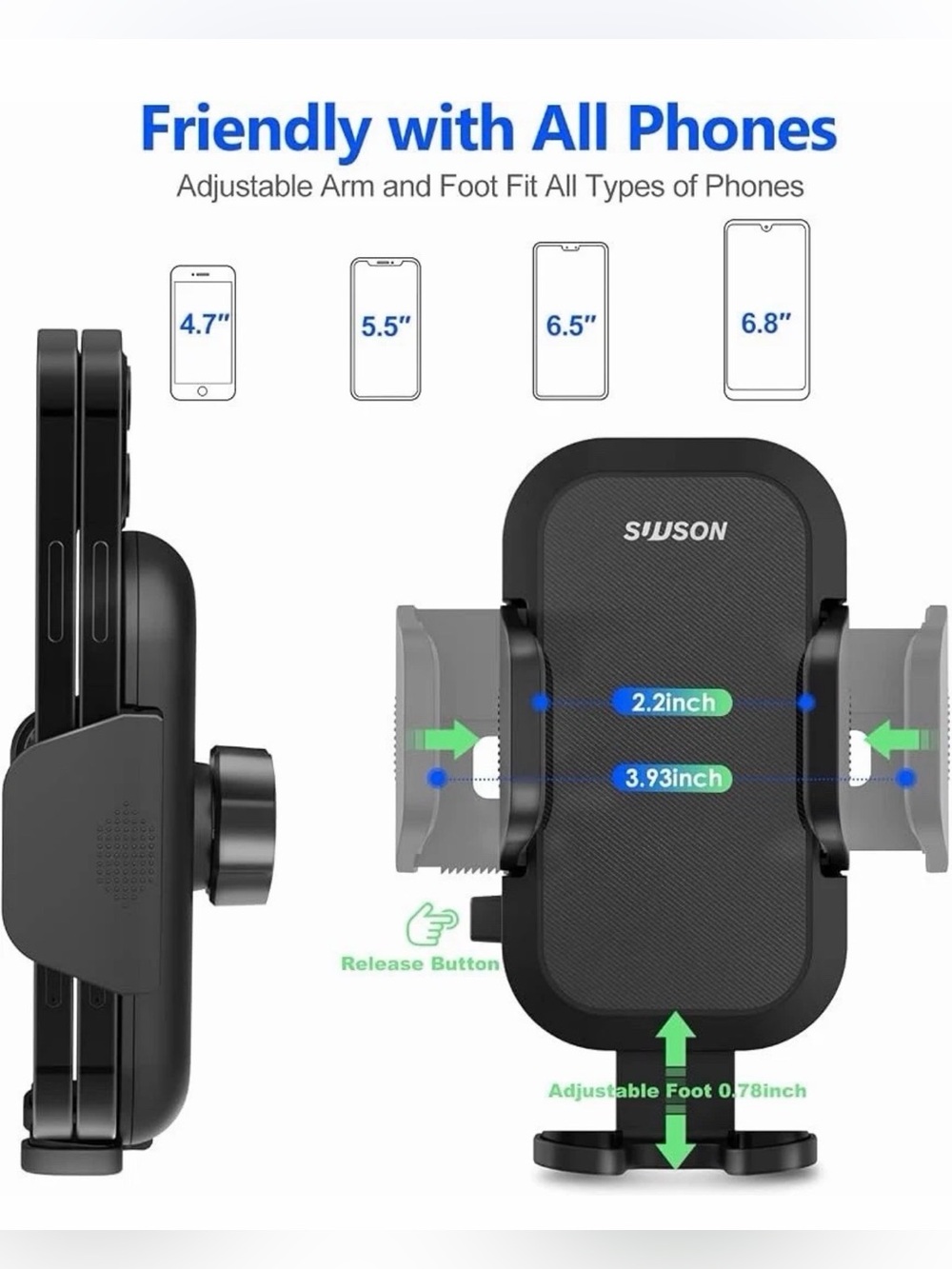 BRAND NEW! Suuson Dash & Windshield Car Universal Holder